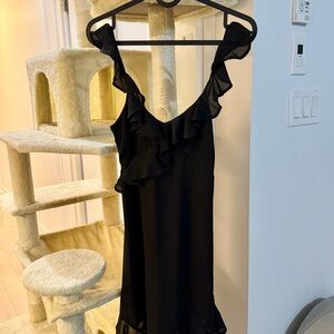 Abercrombie & Fitch Black Dress with Ruffles